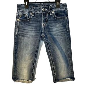 Miss Me Blue Jean Shorts